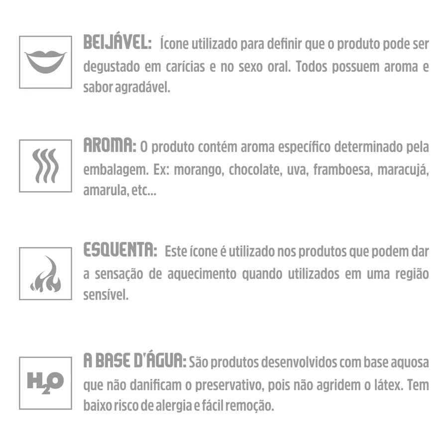 GEL COMESTÍVEL YUMMY HOT 15ML  - MORANGO