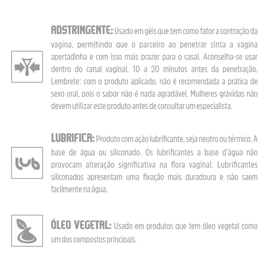 Sexy Fantasy Lacradinha Cápsulas Óleo Adstringente Feminino 3un | Estreitamento + Lubrificação