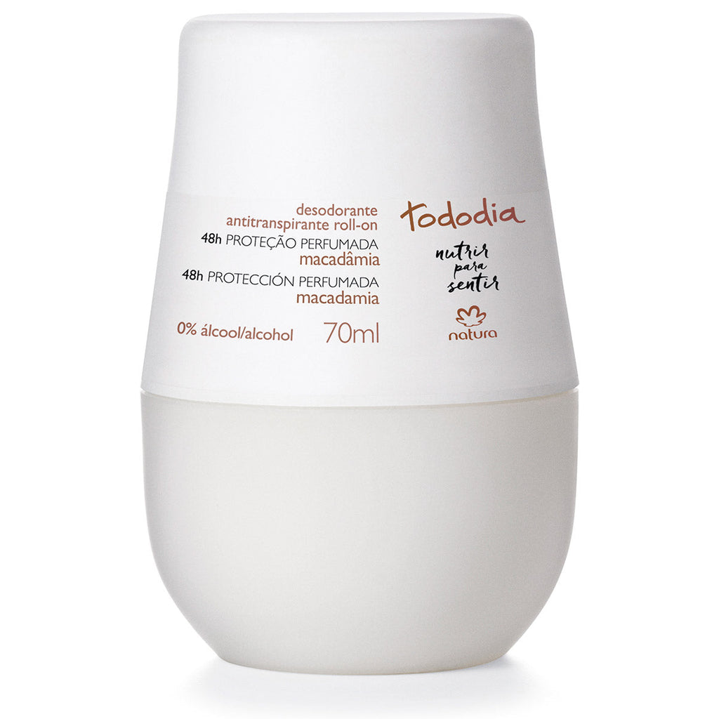 Desodorante Antitranspirante Roll-on Macadâmia Tododia - 70ml Natura​