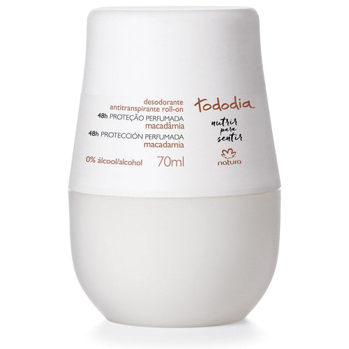 Desodorante Antitranspirante Roll-on Macadâmia Tododia - 70ml Natura​