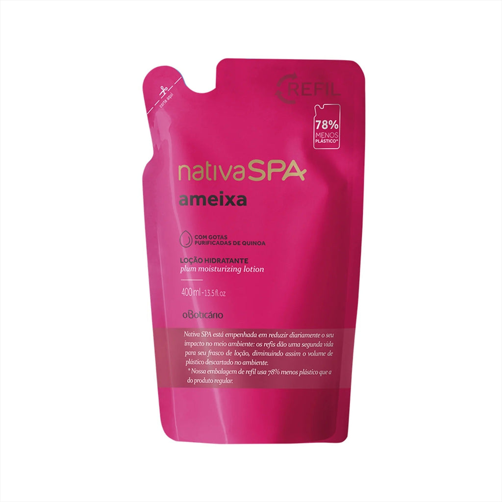O Boticário Nativa SPA Refil Loção Hidratante Corporal Ameixa 400ml